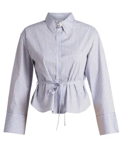 Dames blouse blauw