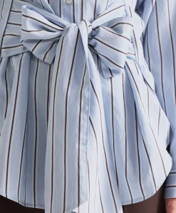 Dames blouse blauw