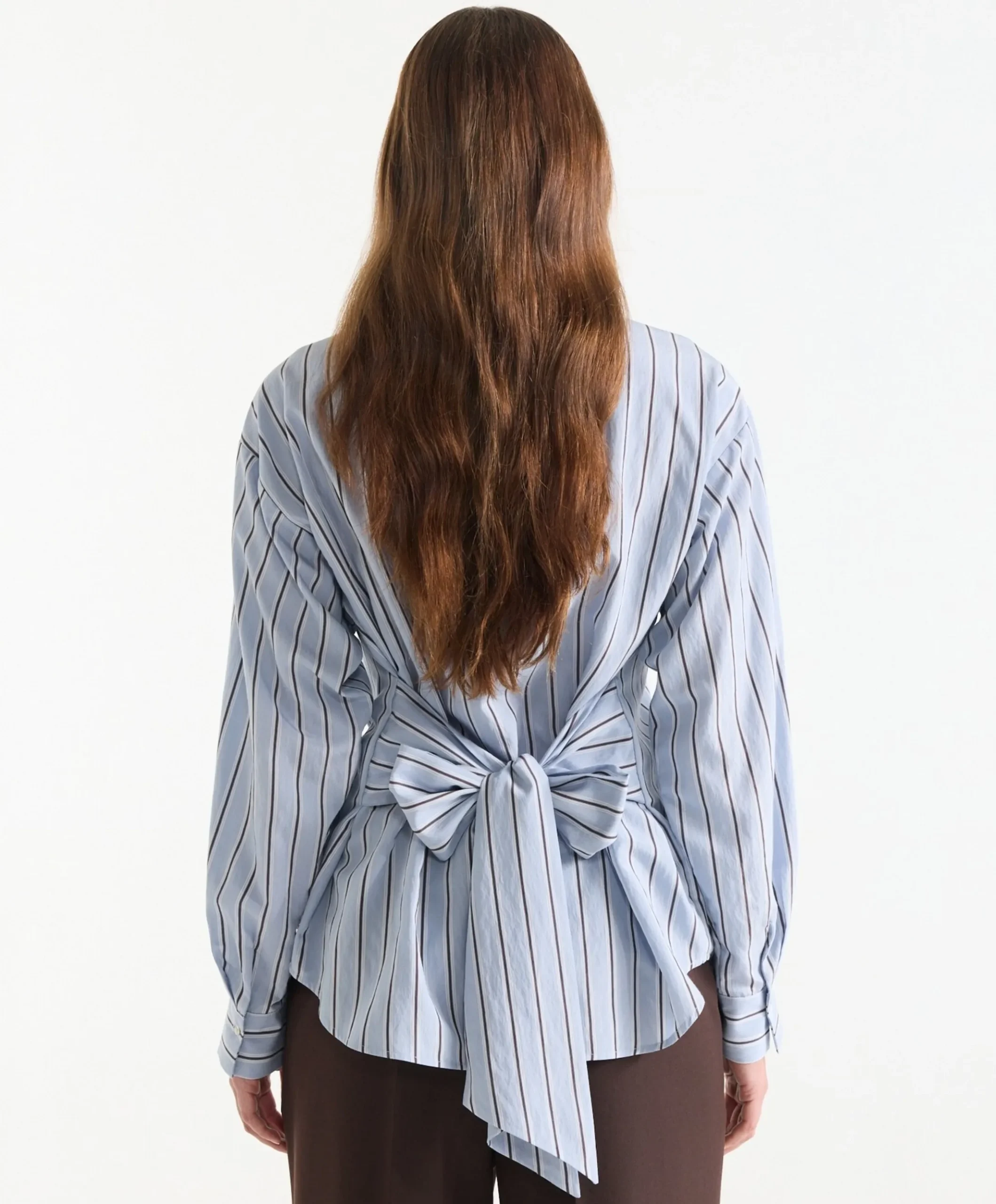 Dames blouse blauw