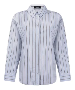 Dames blouse blauw