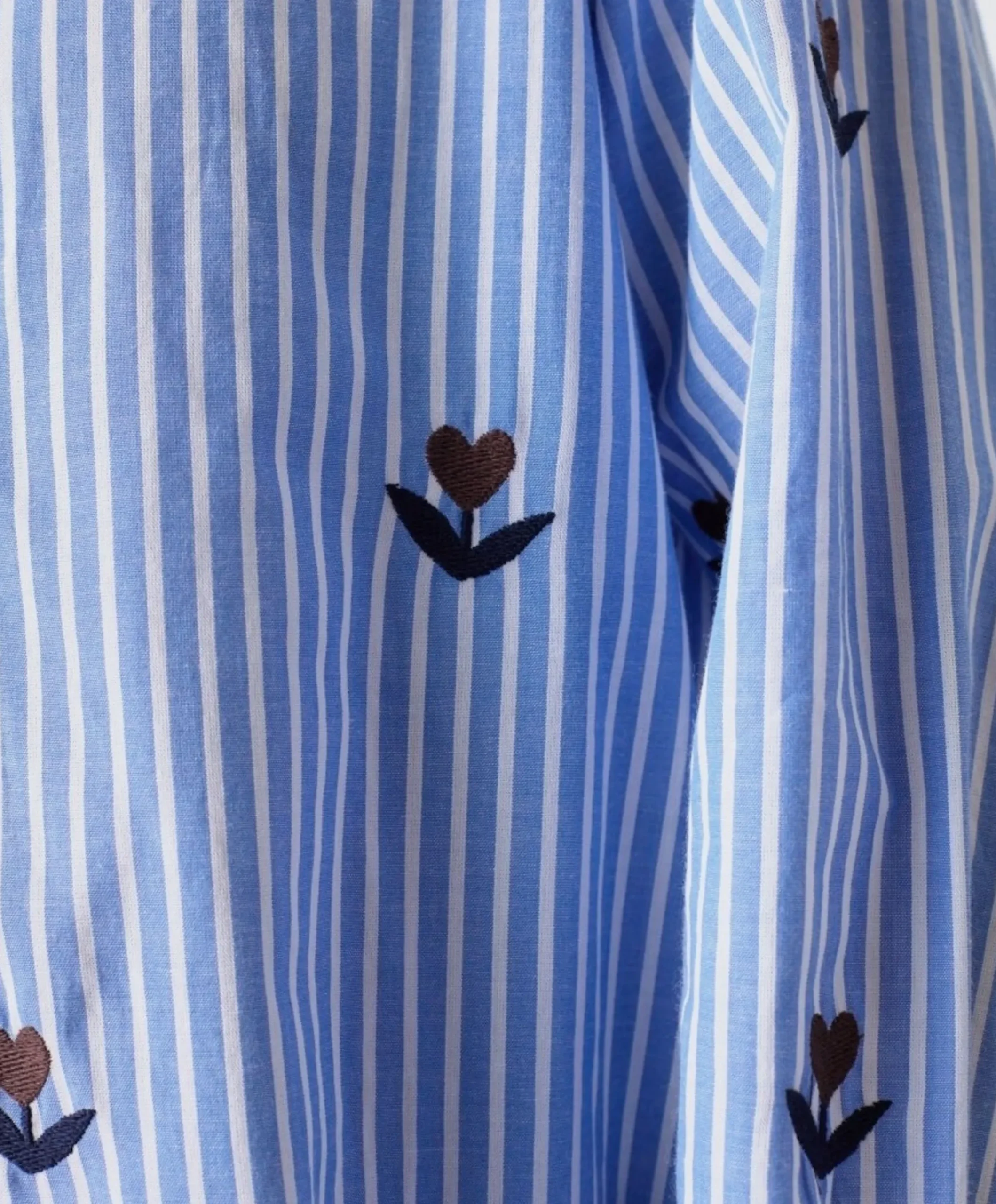 Dames blouse blauw