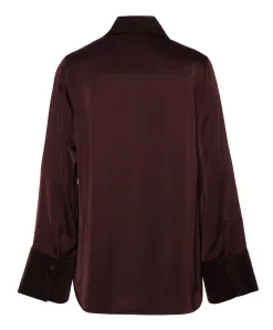 Dames blouse bordeaux
