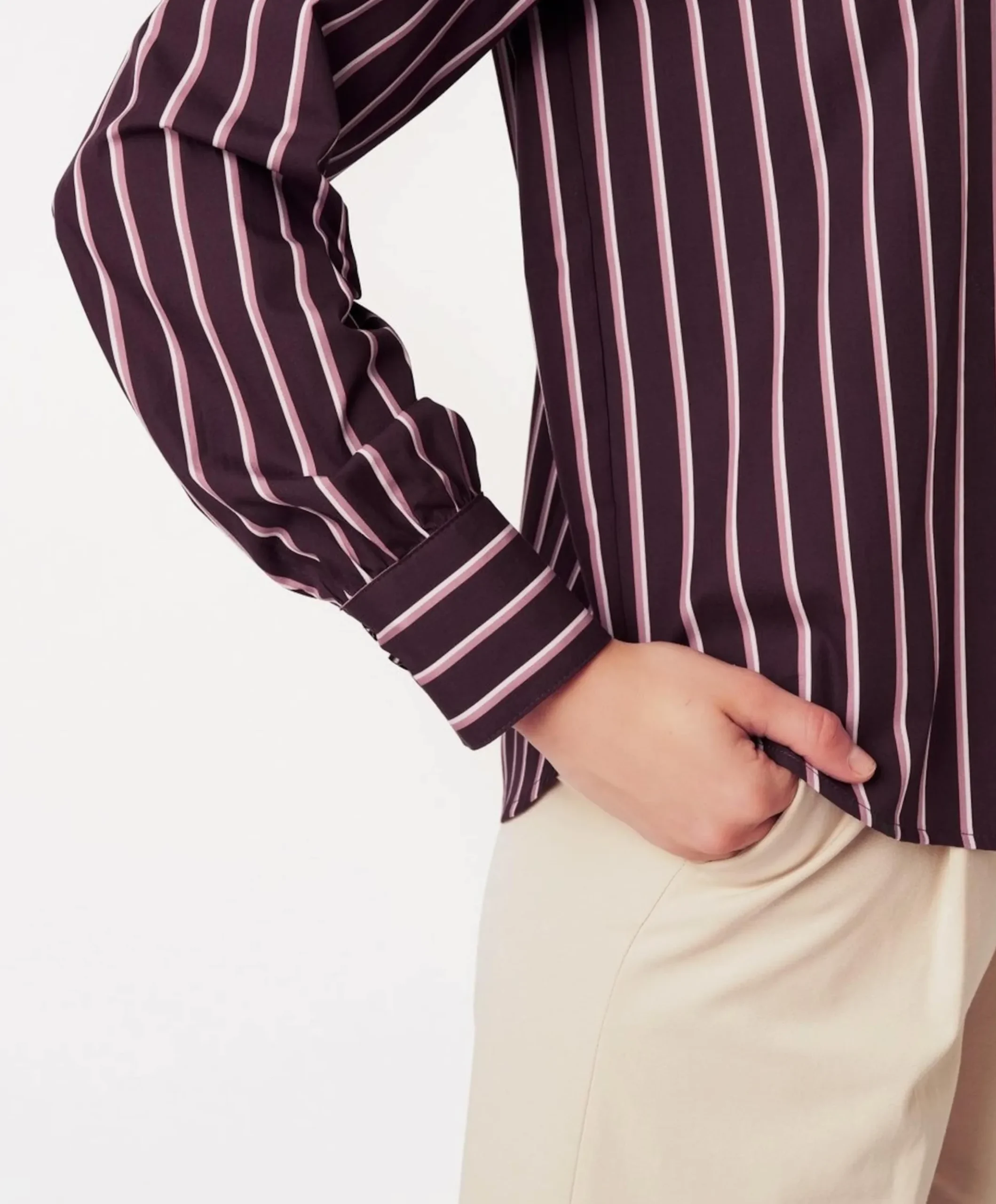 Dames blouse bordeaux