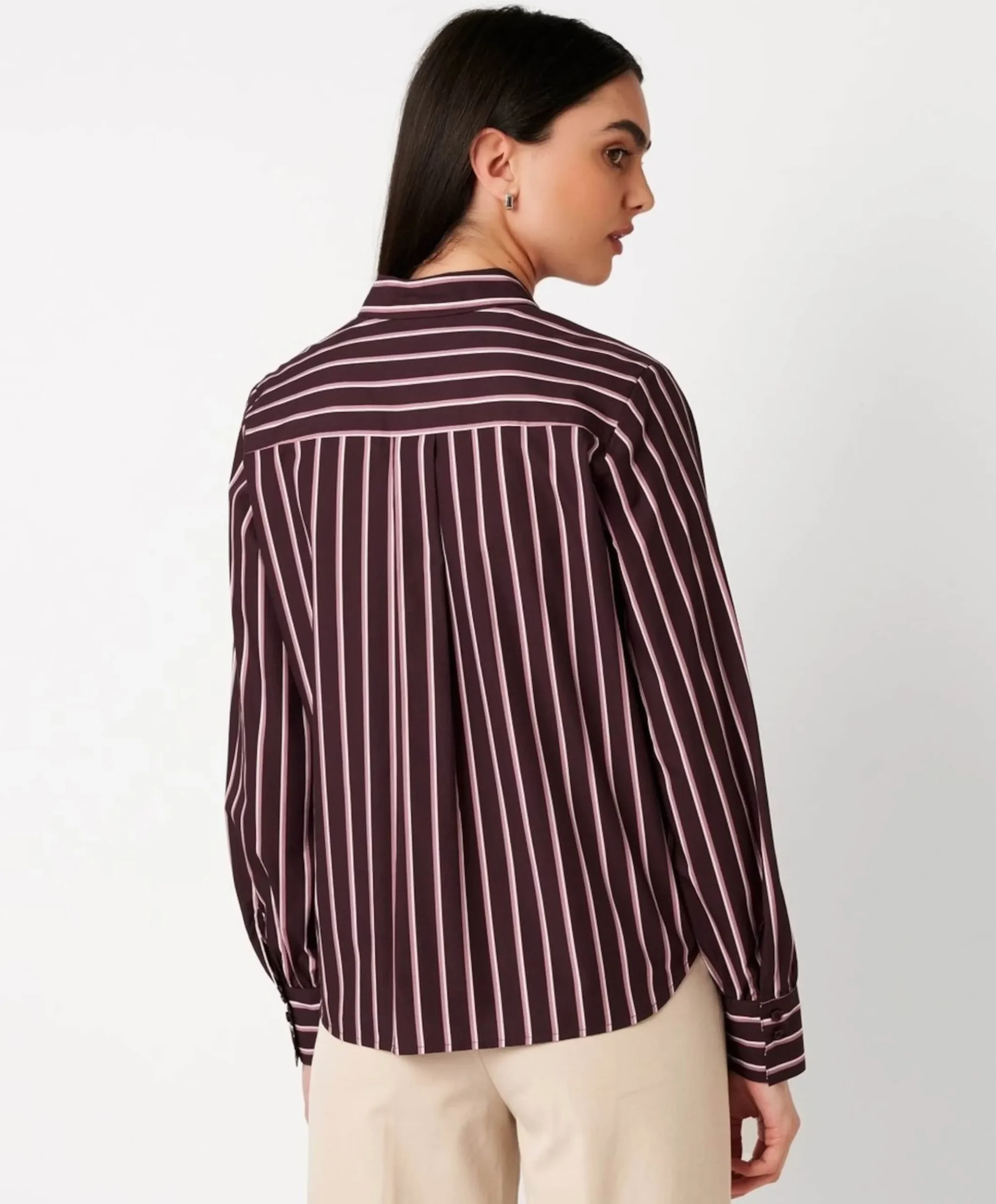 Dames blouse bordeaux