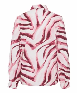 Dames blouse bordeaux