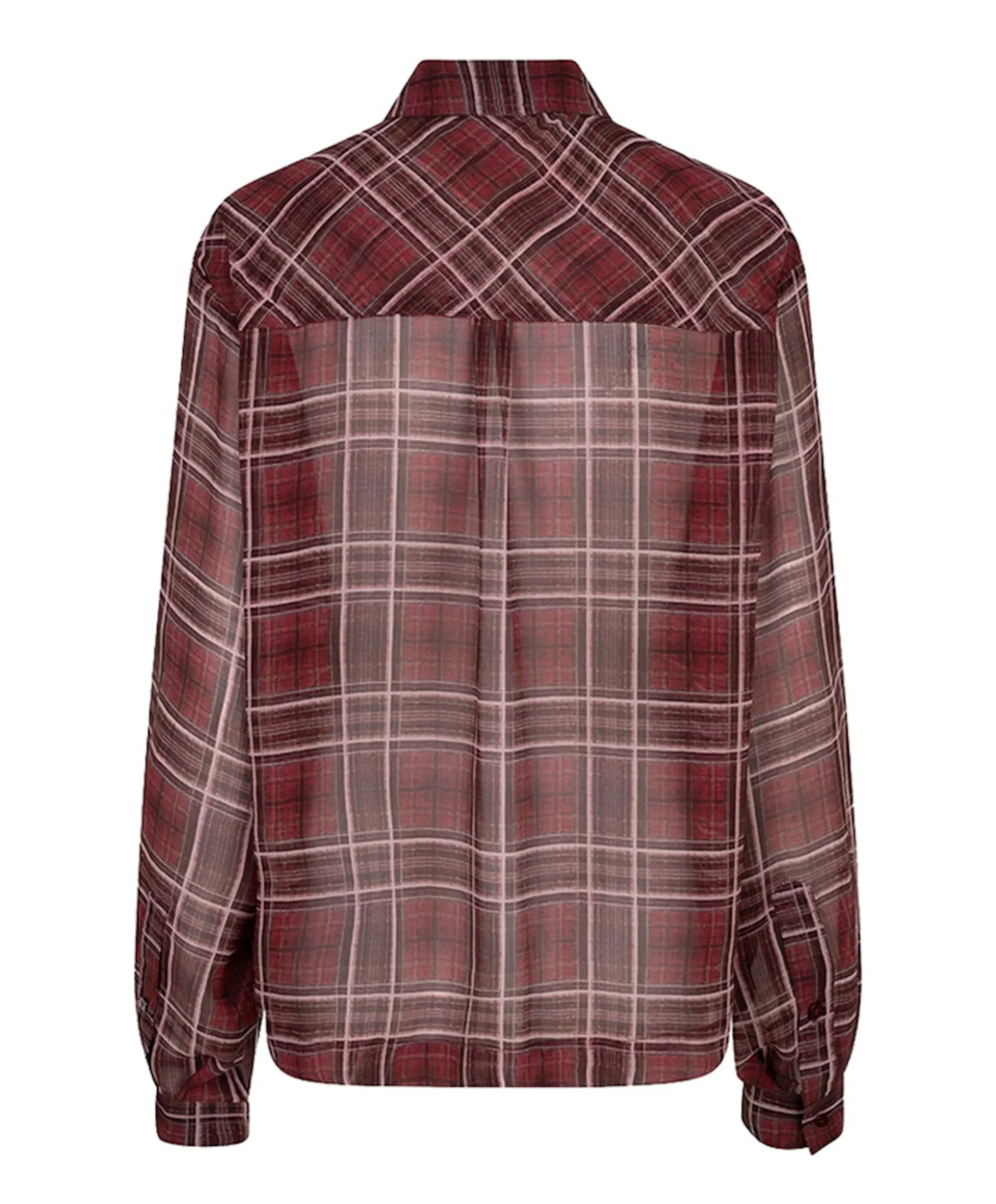 Dames blouse bordeaux