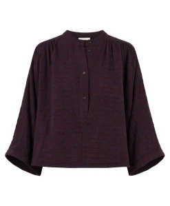 Dames blouse bordeaux