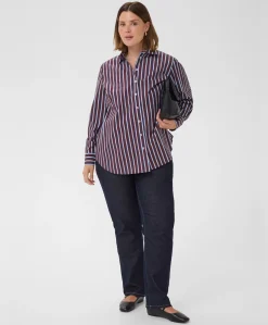 Dames blouse bordeaux