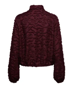Dames blouse bordeaux