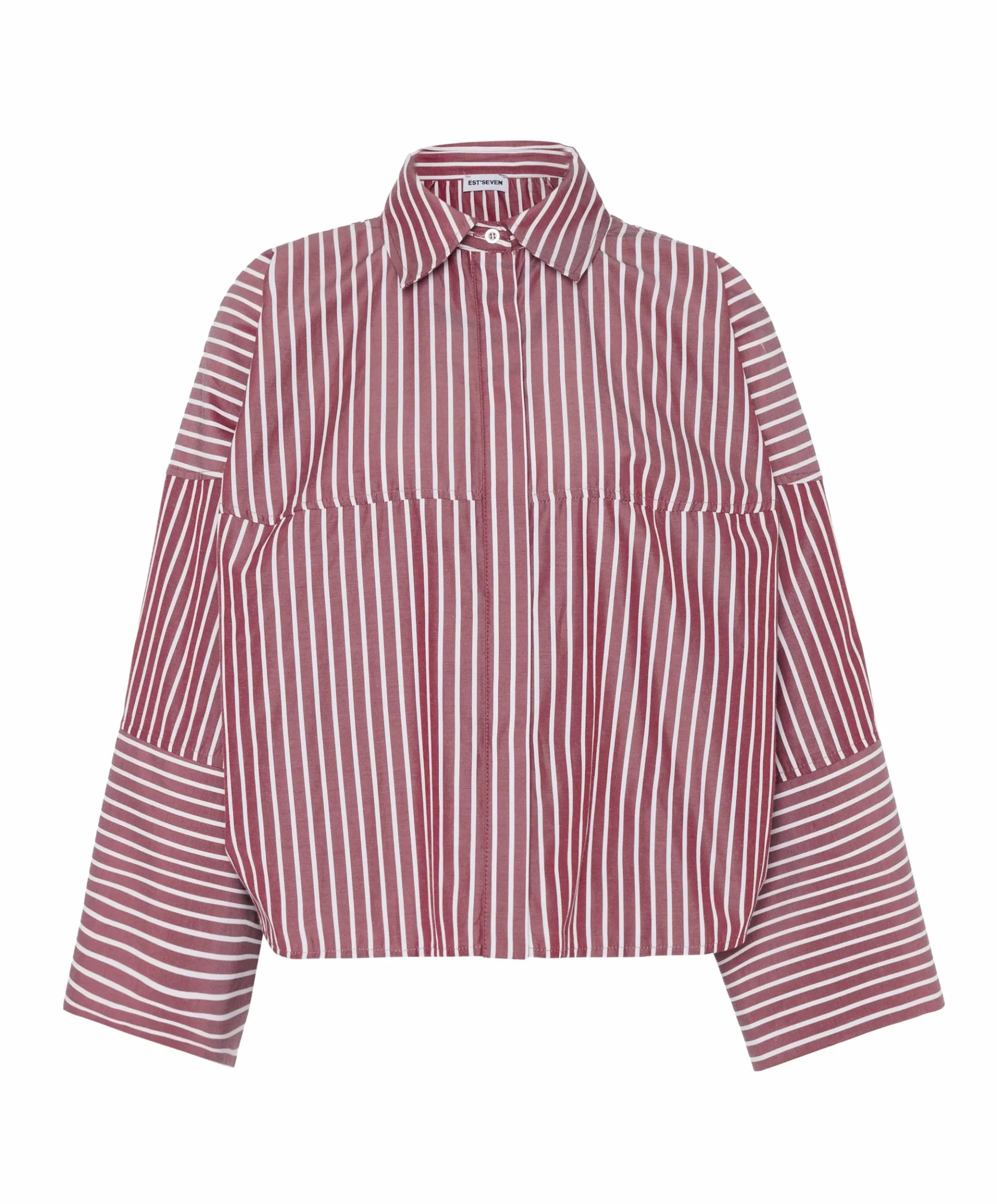 Dames blouse bordeaux