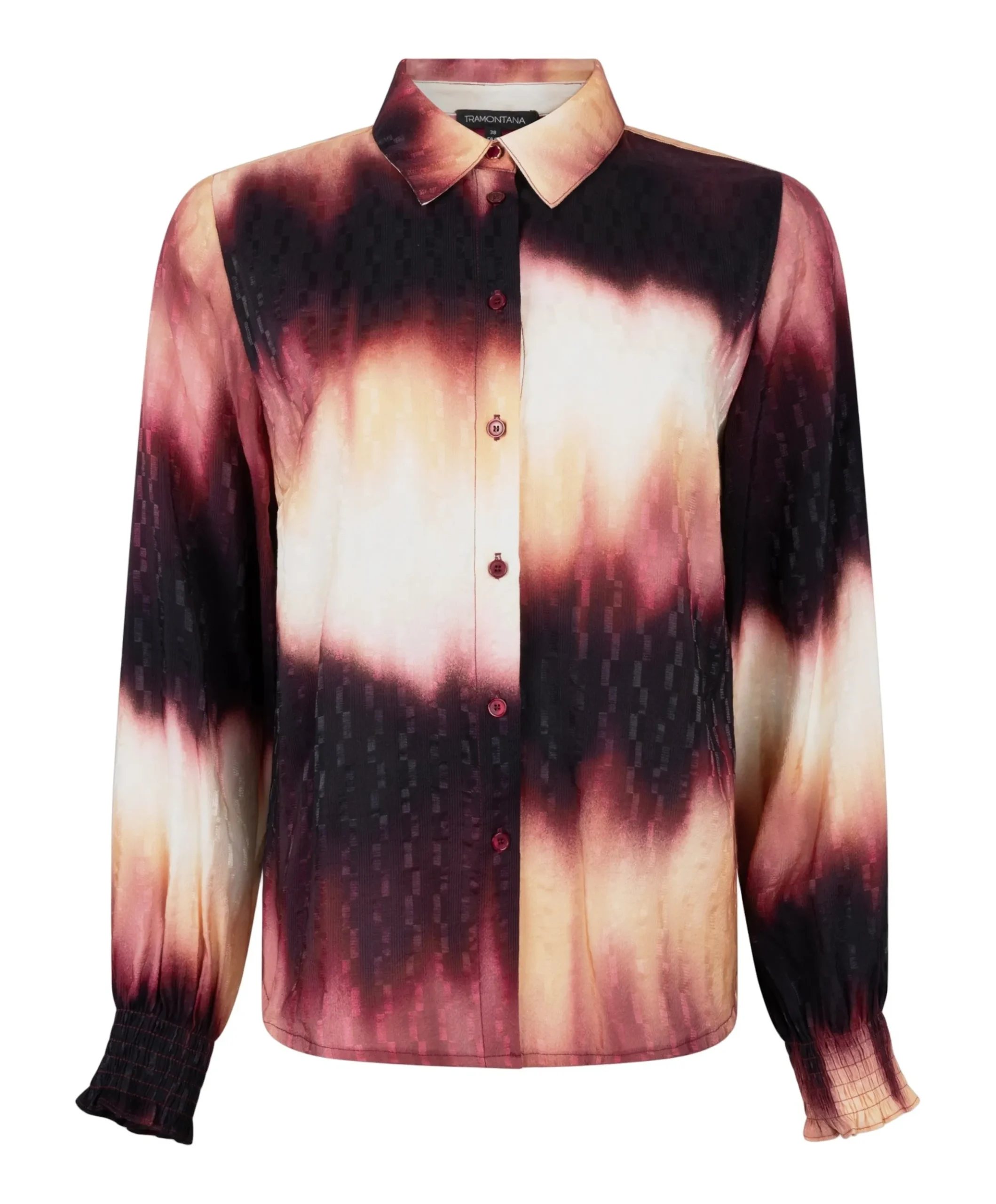 Dames blouse bordeaux