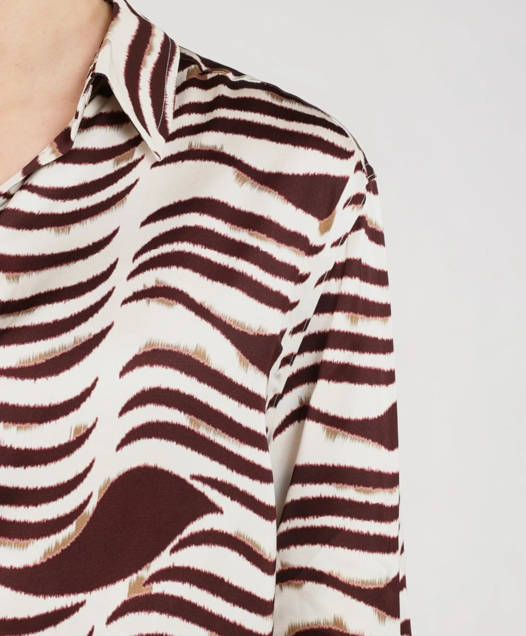 Dames blouse bordeaux