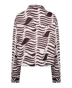 Dames blouse bordeaux