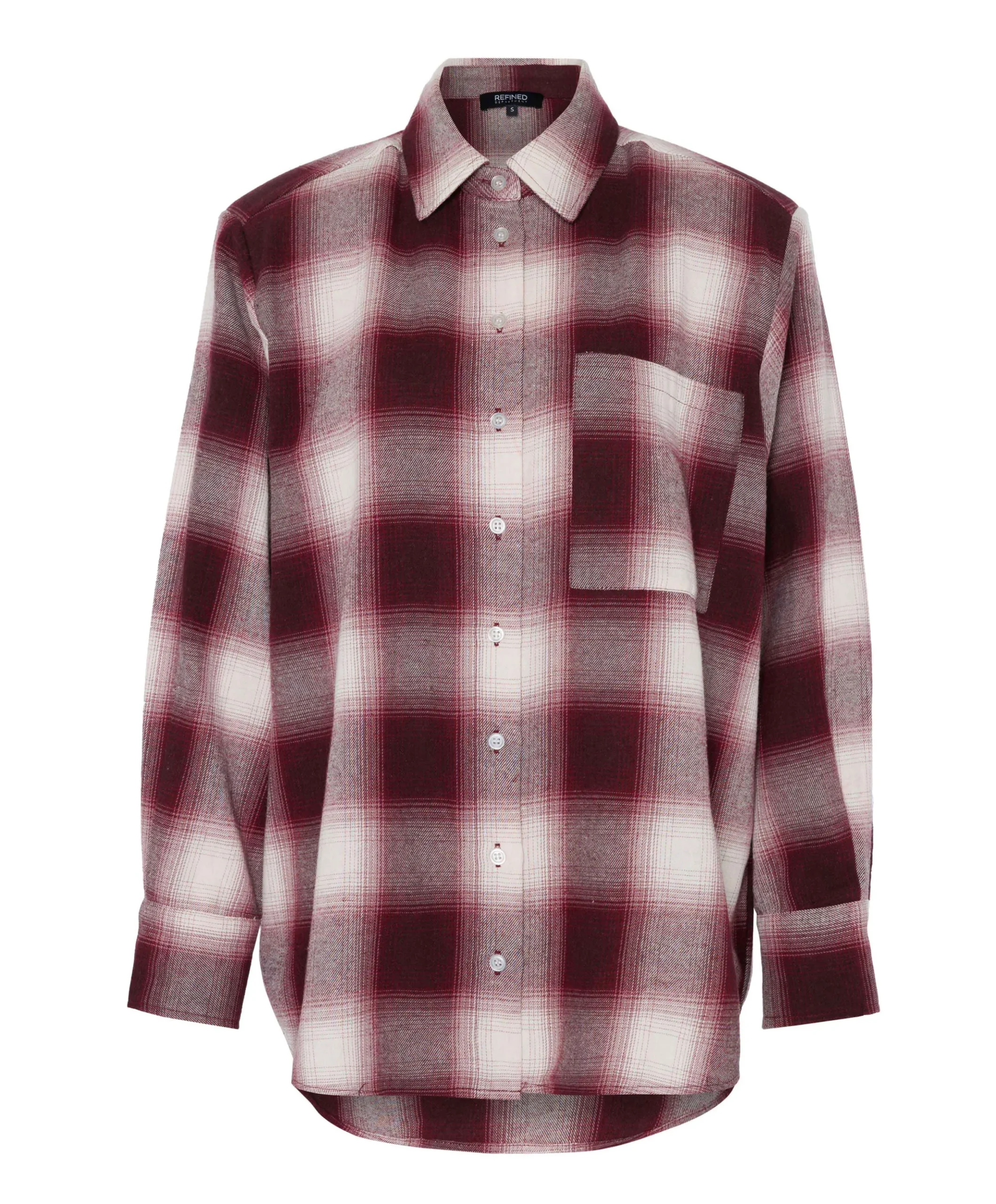 Dames blouse bordeaux