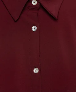 Dames blouse bordeaux