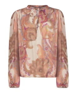 Dames blouse bordeaux