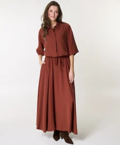 Dames blouse brique