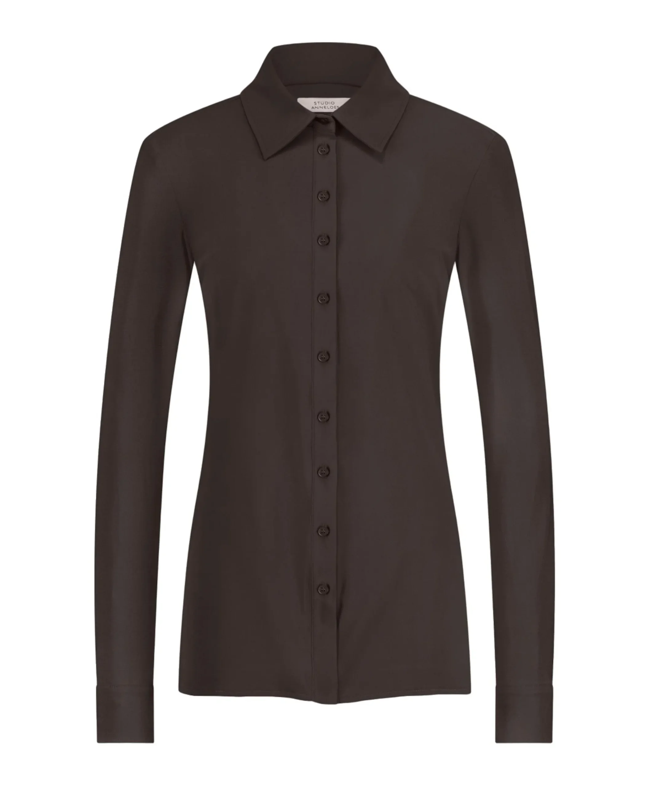 Dames blouse bruin