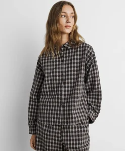 Dames blouse bruin