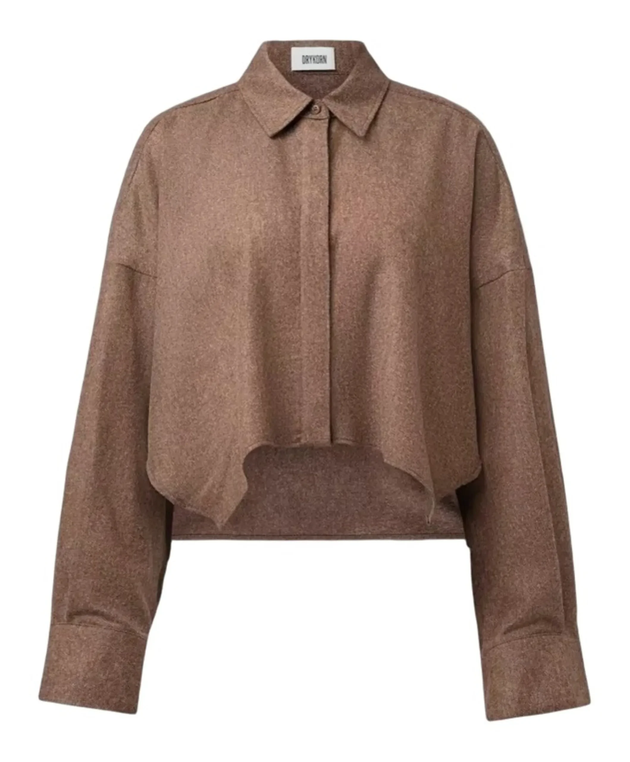 Dames blouse bruin