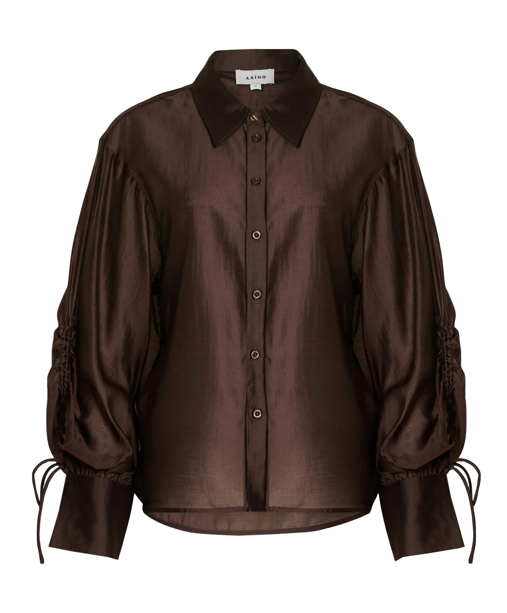 Dames blouse bruin