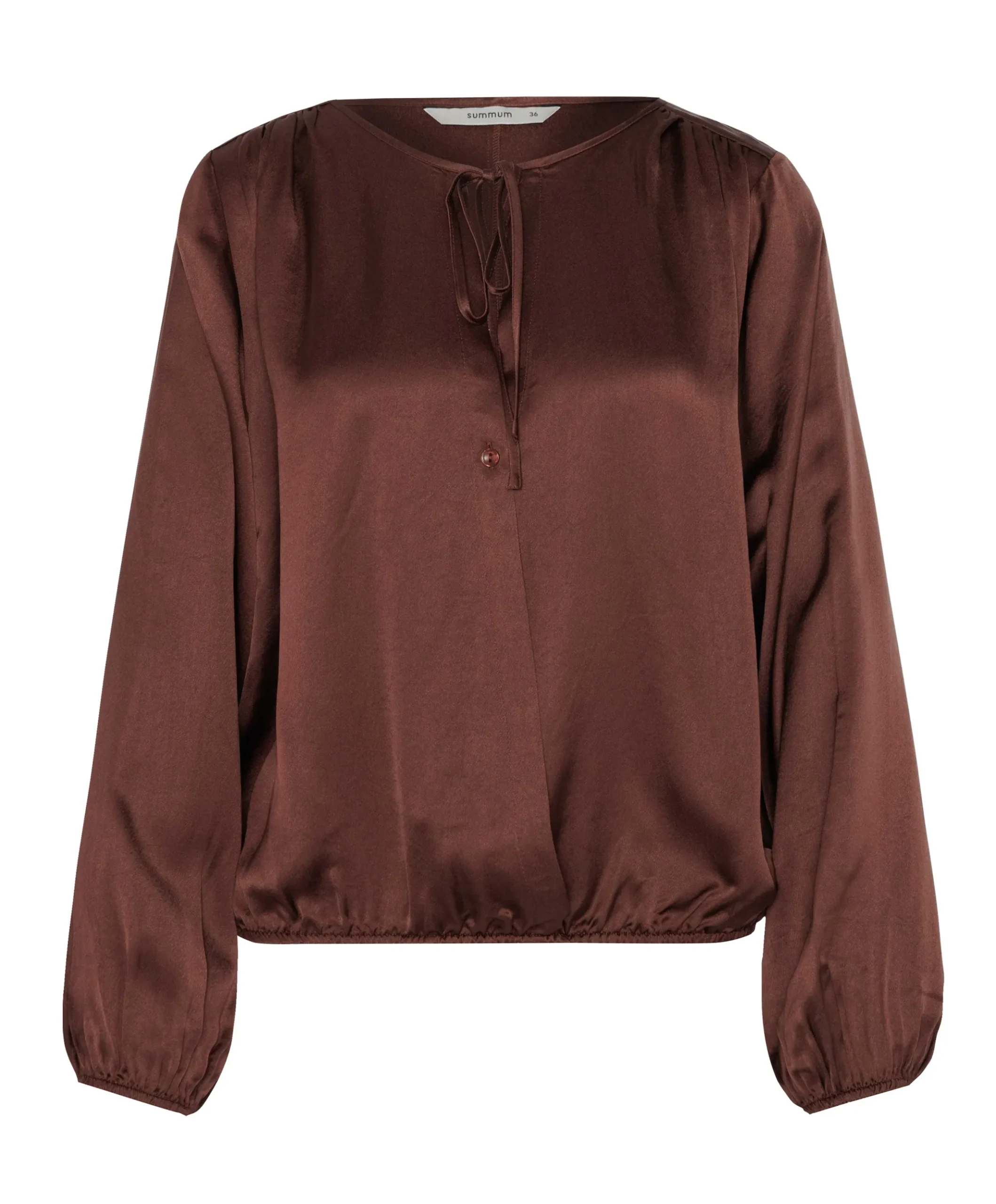 Dames blouse bruin