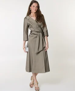 Dames blouse bruin
