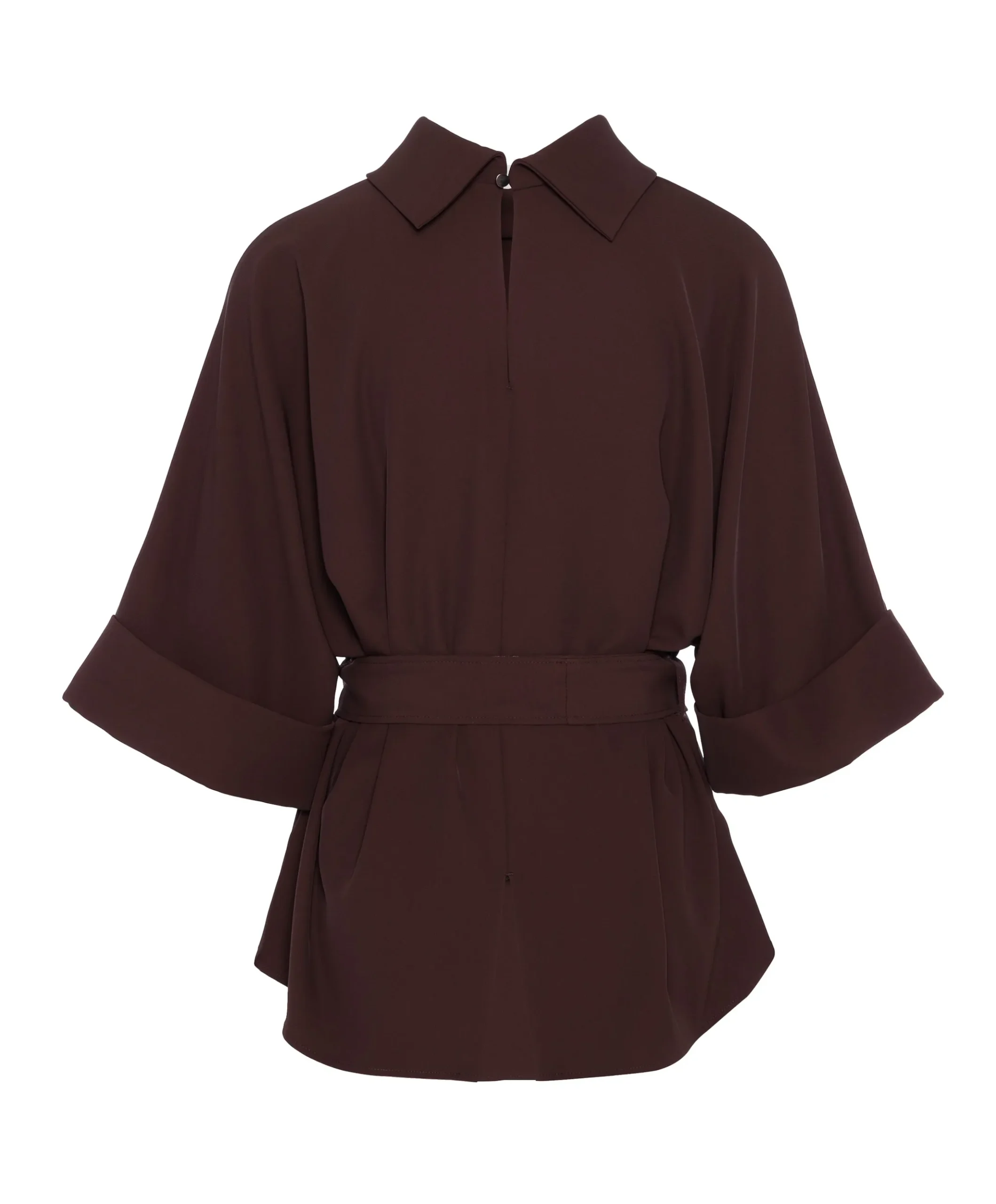 Dames blouse bruin