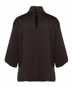 Dames blouse bruin