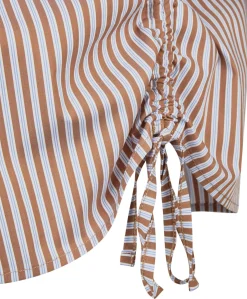 Dames blouse bruin