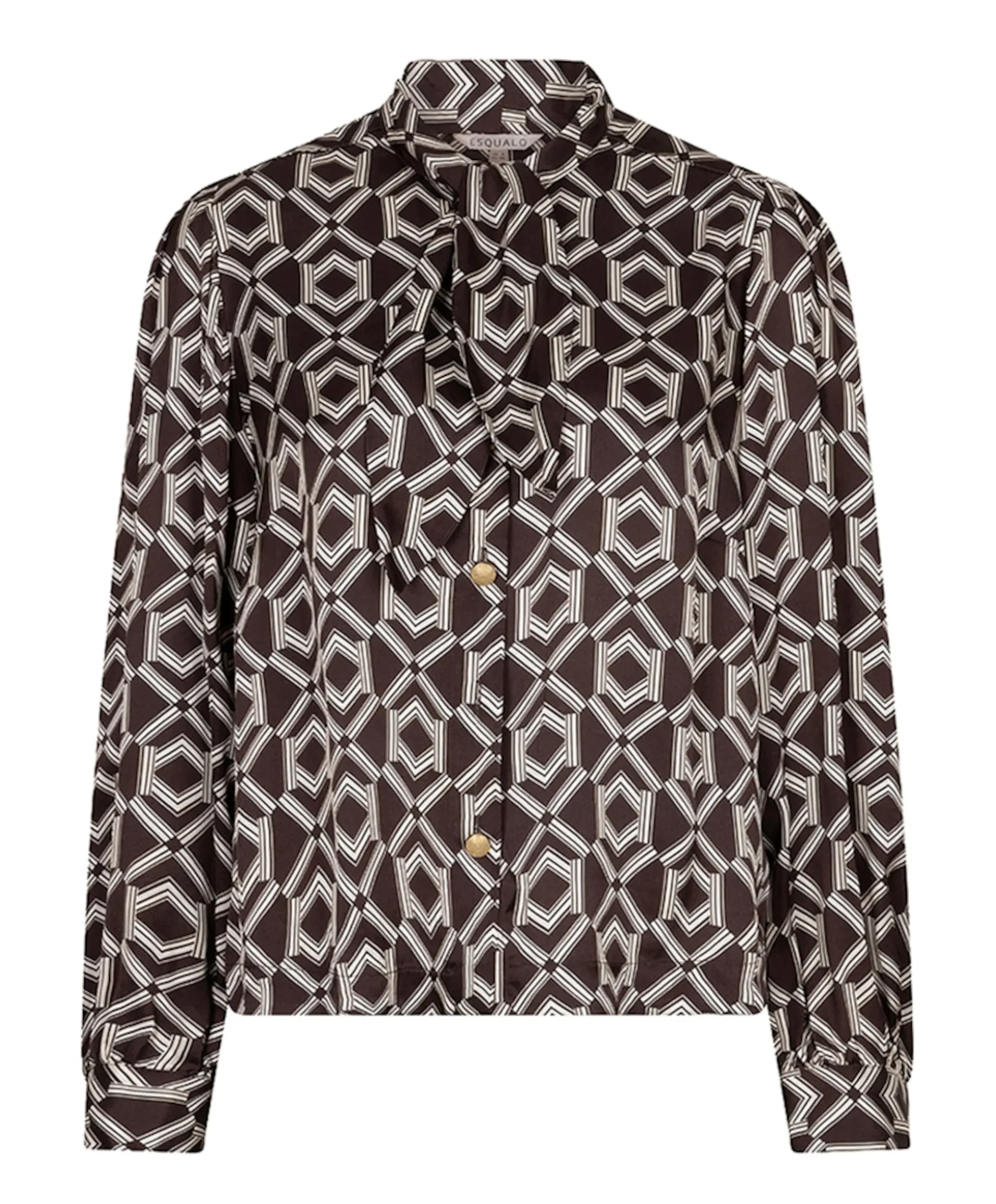 Dames blouse bruin
