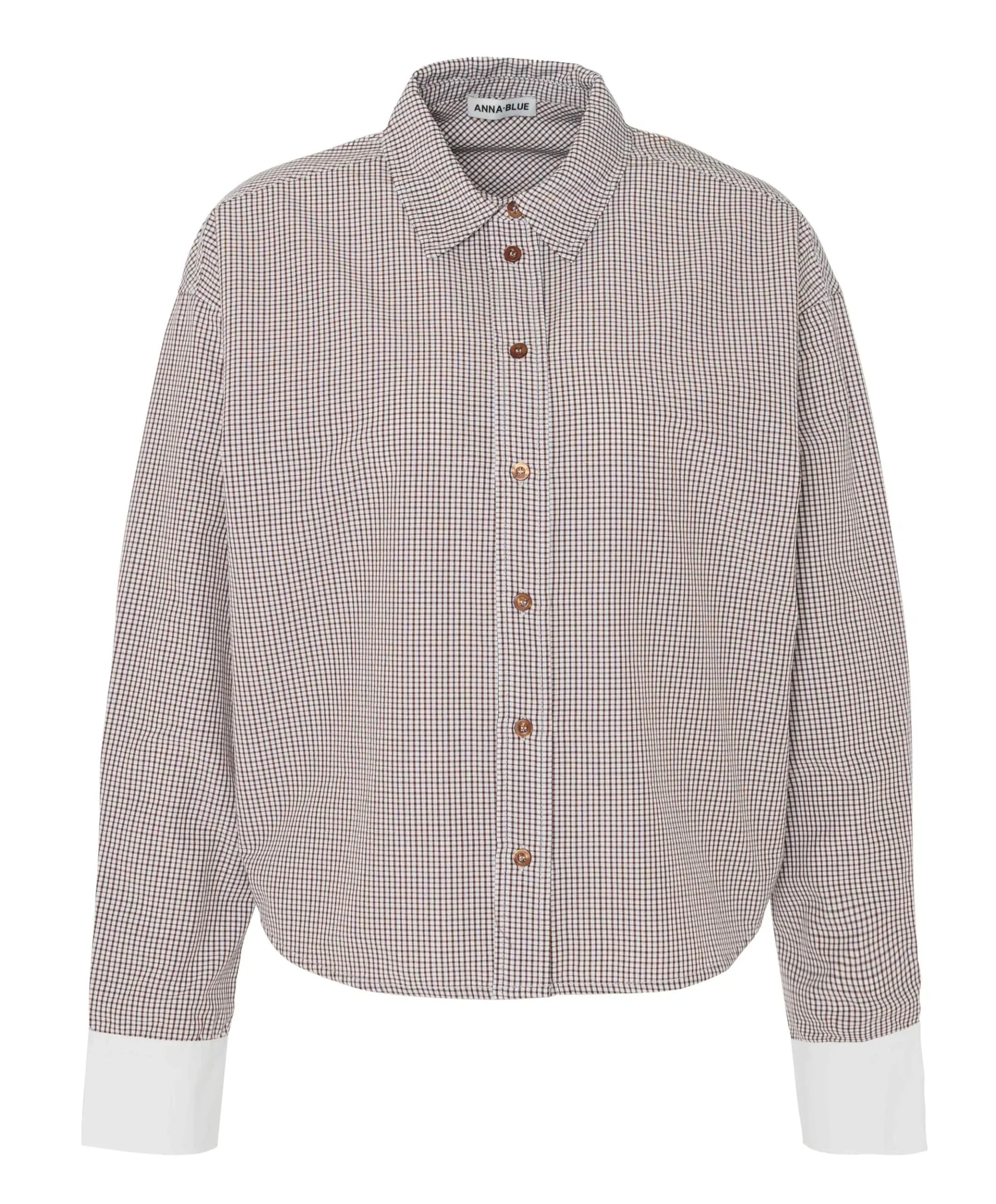 Dames blouse bruin