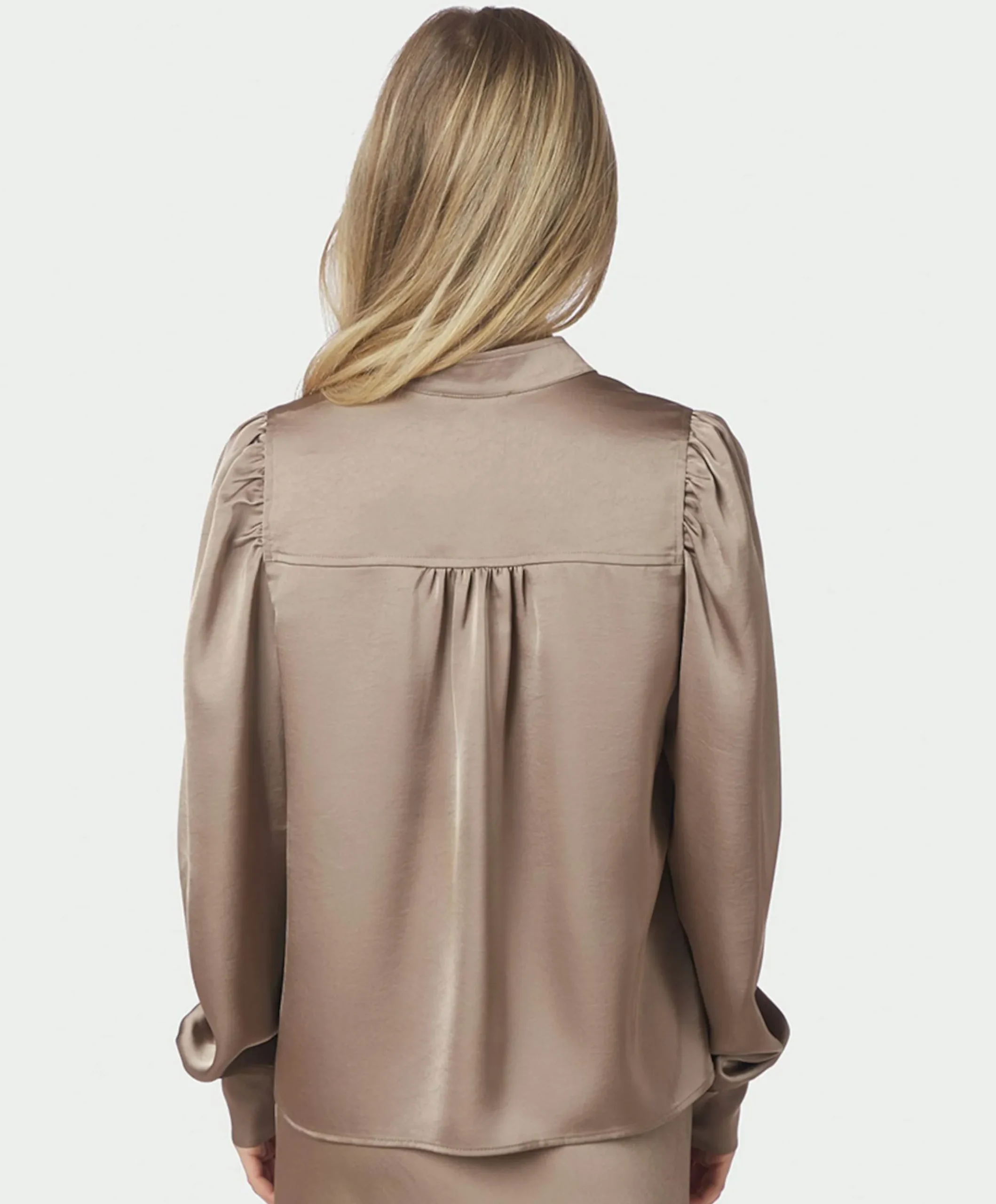 Dames blouse bruin