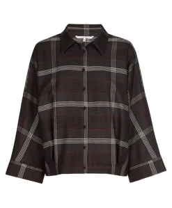 Dames blouse bruin