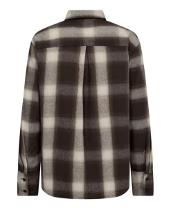 Dames blouse bruin