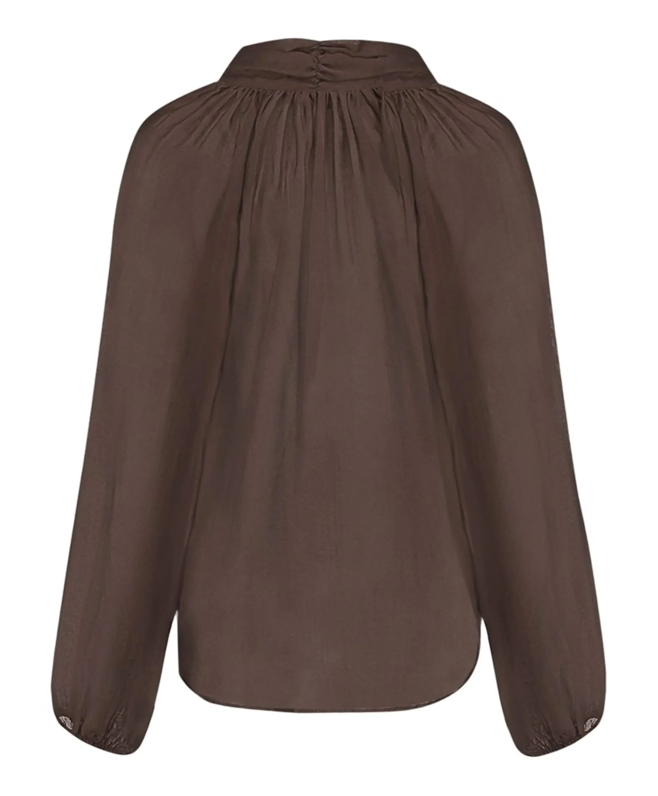 Dames blouse bruin