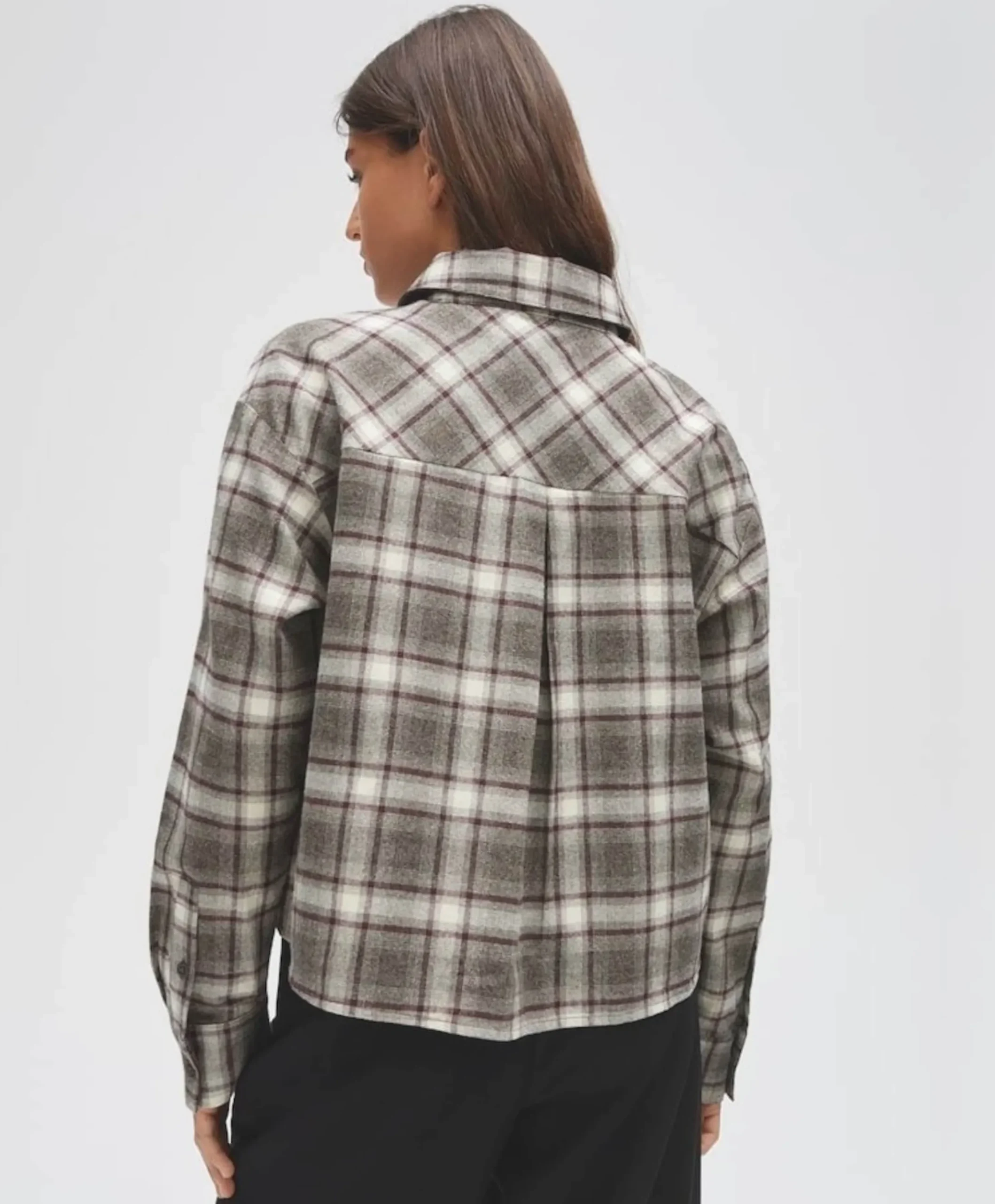 Dames blouse bruin