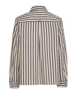 Dames blouse bruin