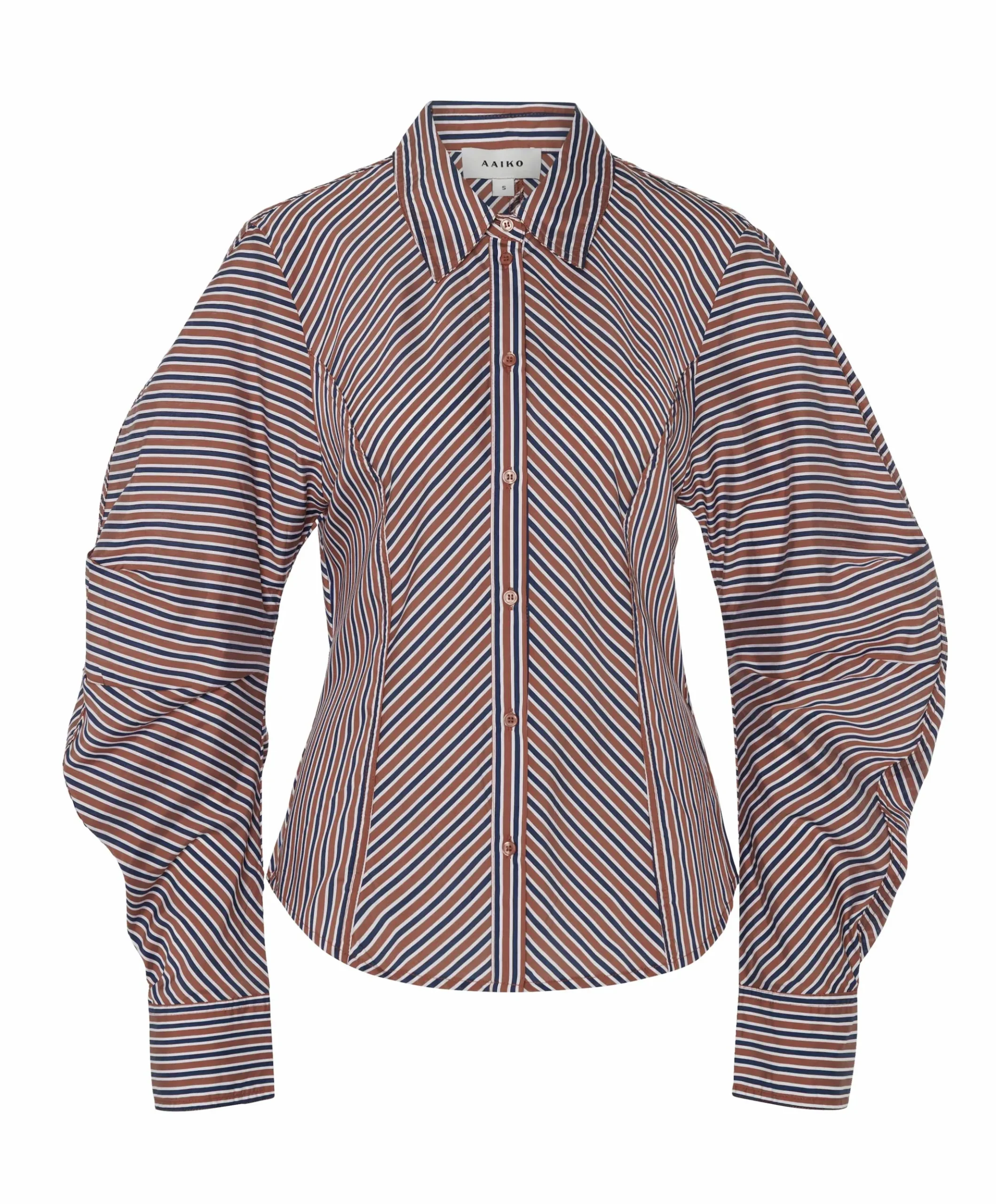 Dames blouse bruin