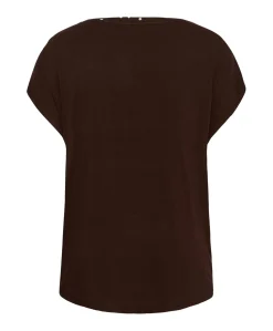 Dames blouse bruin