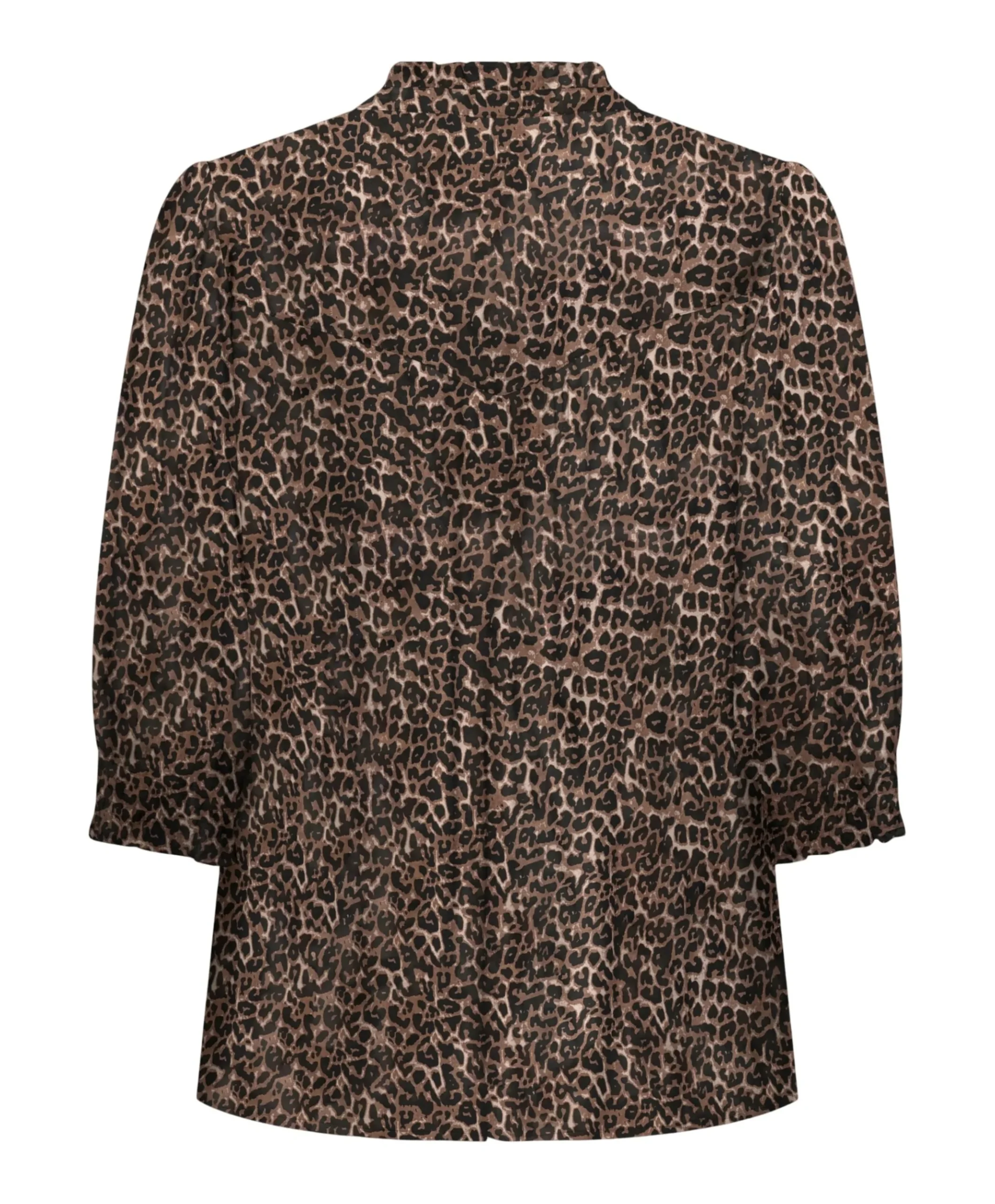Dames blouse bruin