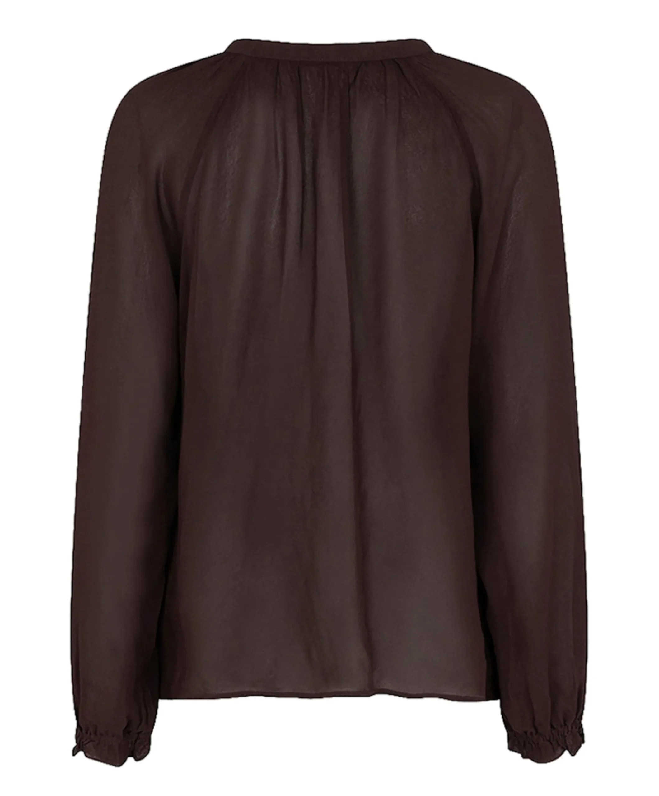 Dames blouse bruin
