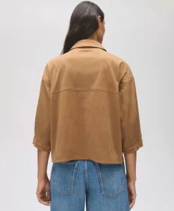 Dames blouse bruin
