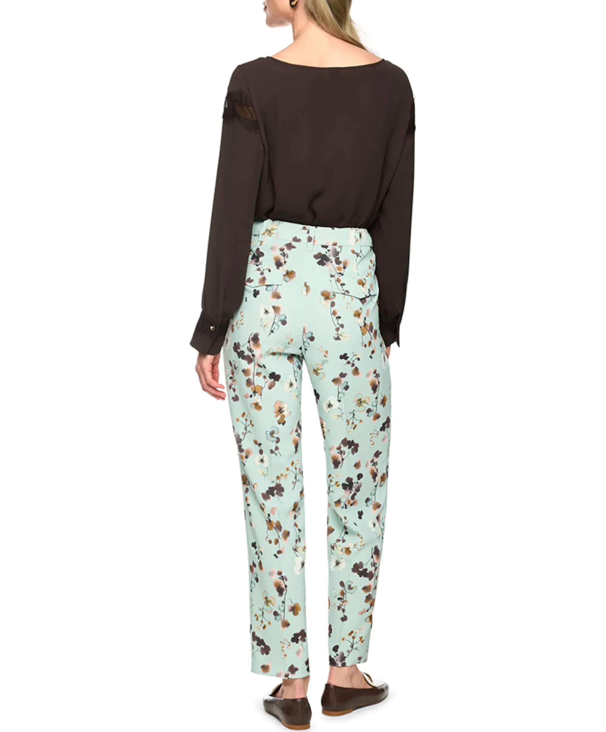 Dames blouse bruin