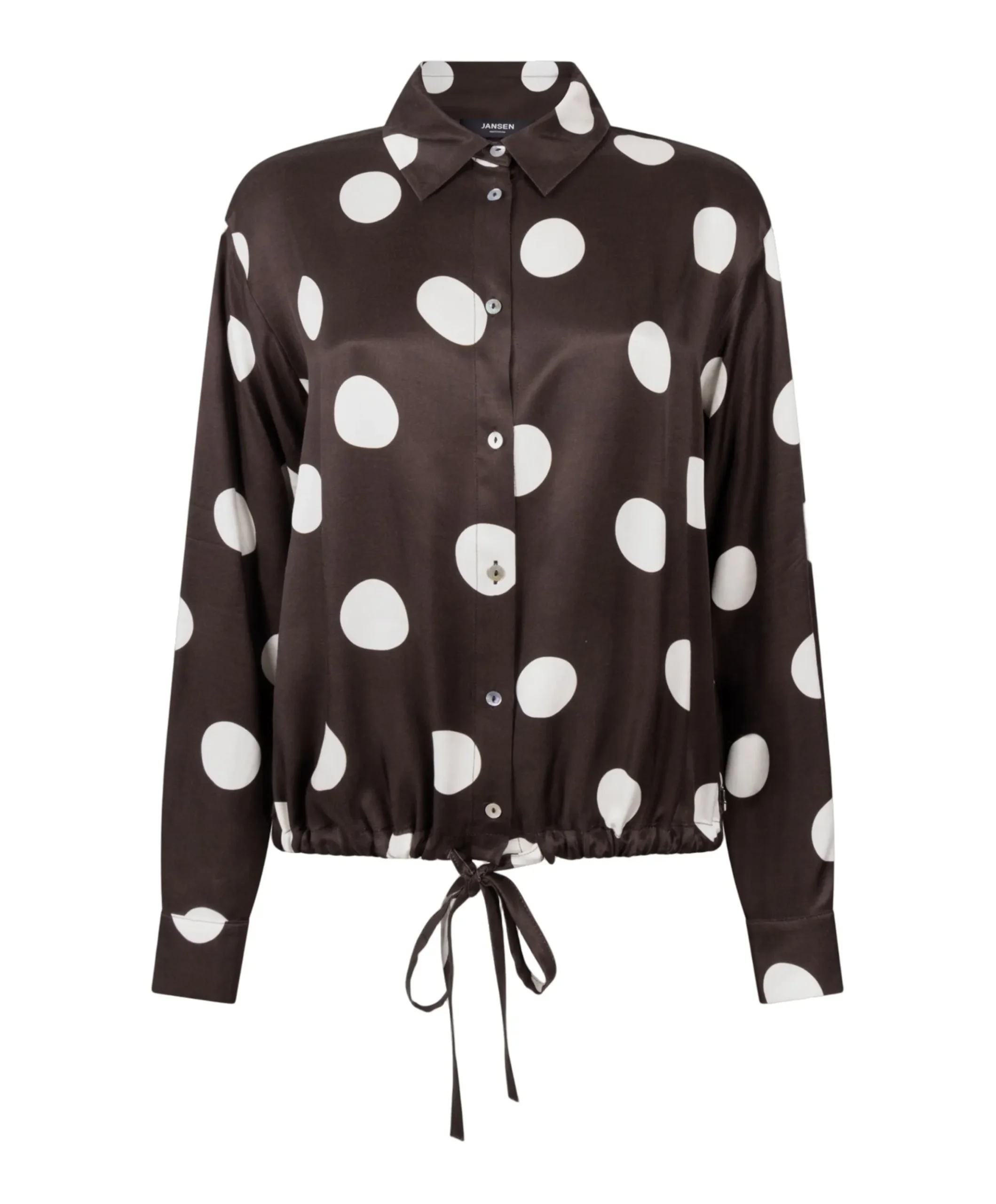 Dames blouse bruin
