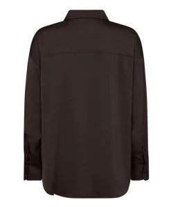 Dames blouse bruin