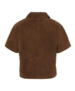 Dames blouse bruin