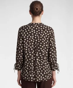 Dames blouse bruin