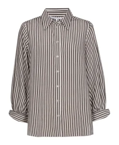 Dames blouse bruin