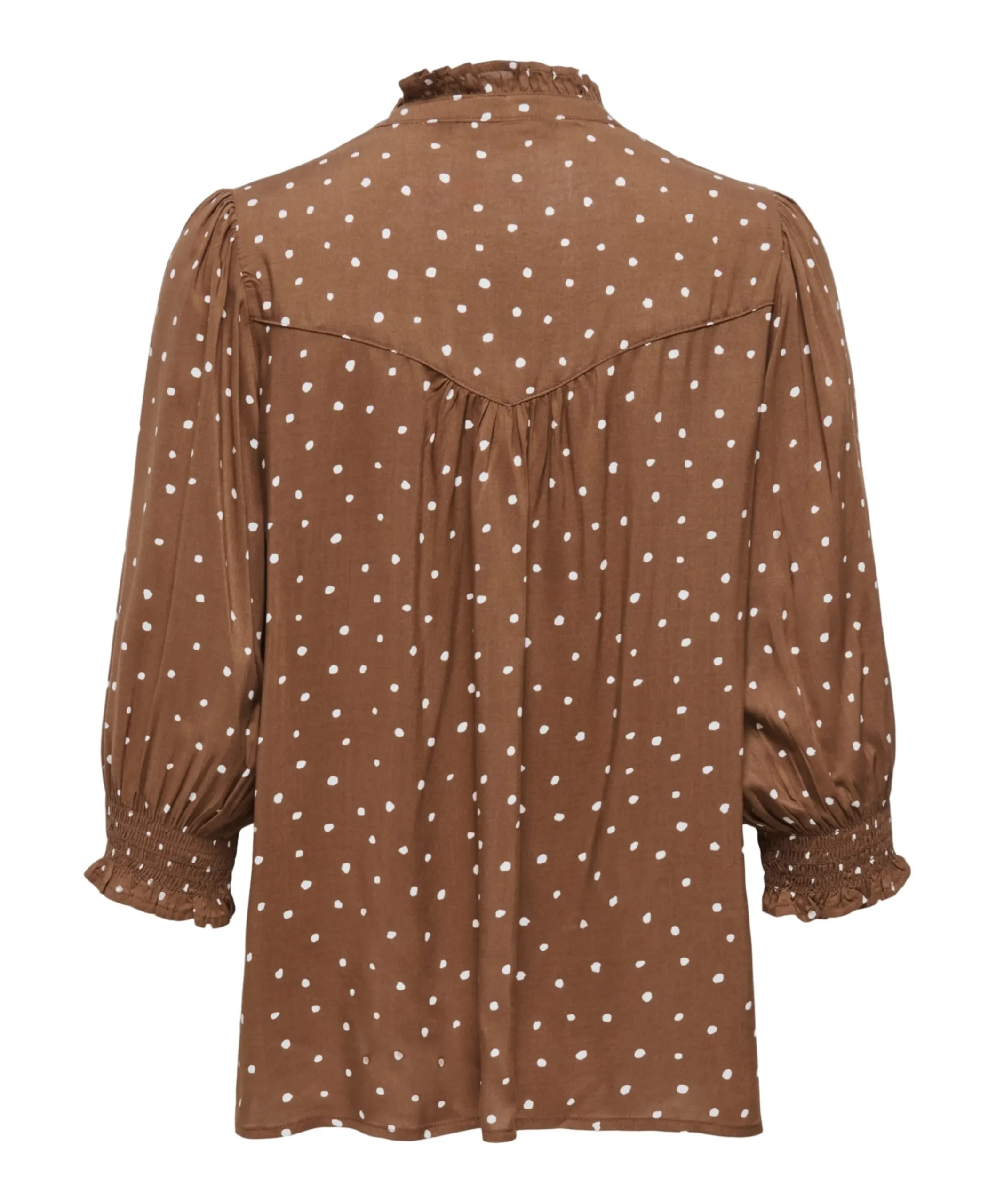 Dames blouse bruin